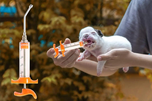 1 Pcs Goats Feed Water Filler, Drench Nozzle, Reusable Adjustable Dosage for Cattle, Sheep, Goats