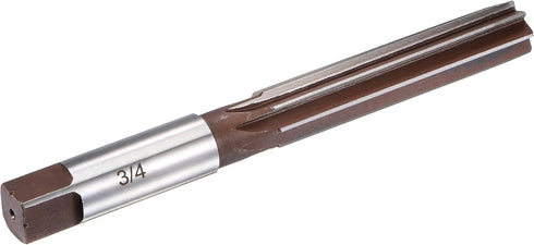 uxcell 3/4" Hand Reamer H8 Accuracy Alloy Tool Steel 8 Flutes Straight Shank Milling Cutter