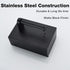 TRUSTMI Toilet Paper Holder with Storage Shelf Phone Standing Tisuse Box Cover Square Bathroom Wet Wipe Facial