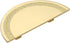 PILYON Dresser Pulls 2 Pack Chinese Retro Wardrobe Door Handle Semi-Circular Brass Cabinet