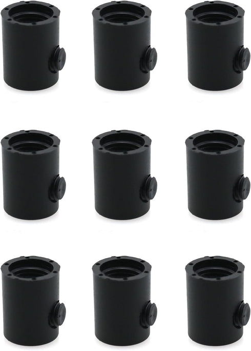 HJGarden 50PCS Black Dining Room Pendant Lamp Lock Plastic Power Cord Clip Lighting