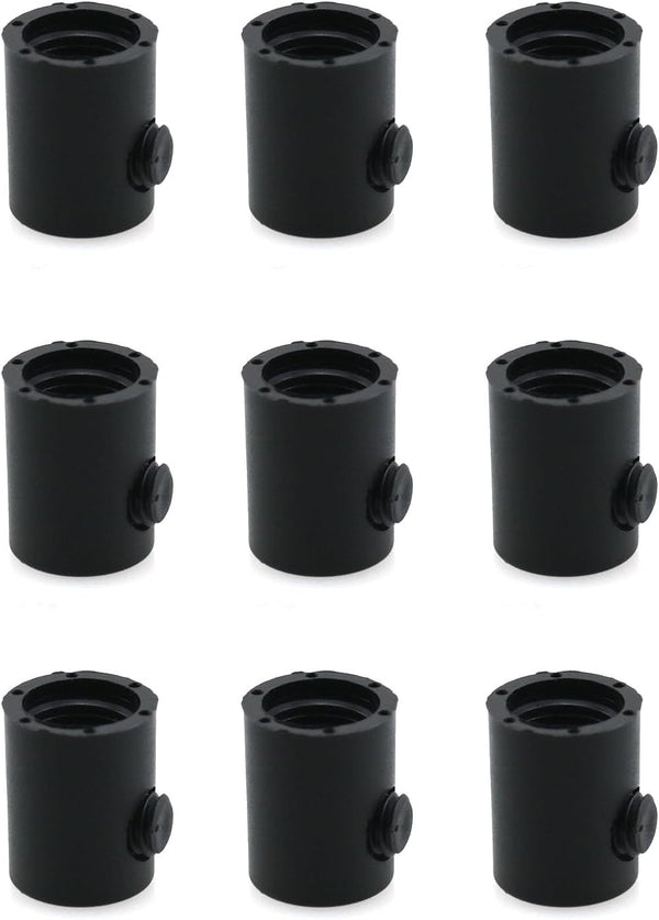 HJGarden 50PCS Black Dining Room Pendant Lamp Lock Plastic Power Cord Clip Lighting