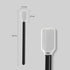 4.92" Wide Square Foam Swabs (200 pcs, Large Flat Square Foam Head 13.5 mm/0.53", Knitted Polyester, Black) Cleanroom Lint Free Wide Foam Cleaning Swabs (A5125BLK)