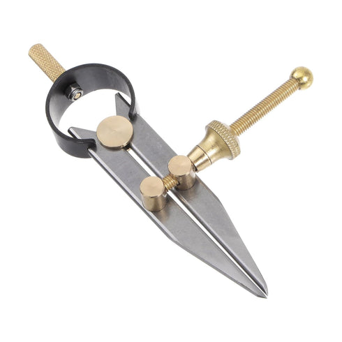 Spring Joint Caliper 3 inch / 75mm Steel Divider Caliper with Brass Fulcrum for Metalworking Geometry Drawing