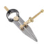 Spring Joint Caliper 3 inch / 75mm Steel Divider Caliper with Brass Fulcrum for Metalworking Geometry Drawing