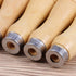 DOITOOL 10PCS Wooden File Handle with Metal Collars for Woodworking, Garage Tool Maintenance