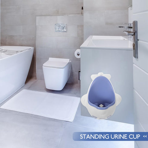 MERRYHAPY Boys Urinal Wall Mounted Potty Training Urinal for Toddlers Kids Standing with Moderate Capacity Easy
