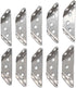 Generic Sets, 90 60 mm 1.6 mm 10-Pack Bracket Stainless Steel Corner Degree Right Angle Brackets L Bracket Firmware