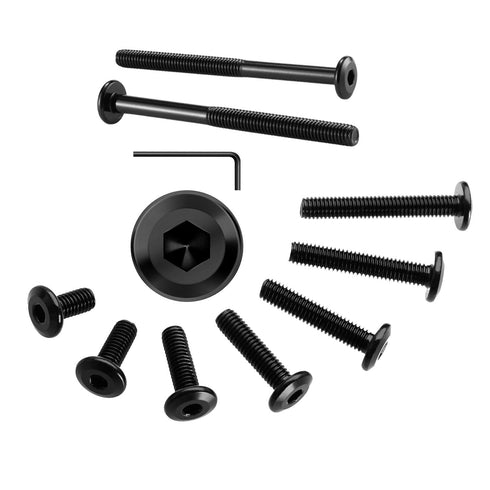 Socell M6x25mm Bolts,50pcs M6x1.0 Bolts,304 18-8,Crib Hex Socket Head Cap Screws Furniture Screws Stainless Steel Screw