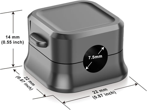 Magnetic Cable Clips, 6 Pack Cord Organizer Holder for Desk Cable Management, Adhesive Wire Keeper.