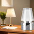LHaefydore 7 RGB Table Lamp, Color Changing Desk Light with Colors and USB Rechargeable Battery, Acrylic Ambient