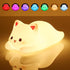 1/3 Dimmable LOVERUIS Cute Night Light for Kids Cat Night-Light Baby Girl Squishy NightLight Hour Timer Kitty Light