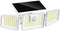 INCX Solar Motion Sensor Lights Outdoor, 3 Heads Security Lights Solar Powered,