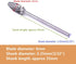 ATOPLEE Carbide Burr Set,10pcs 2.35mm Shank Tungsten Steel Double Cut Rotary Burr Set,Rotary Tool for Woodworking,Drilling, Metal Carving, Engraving, Polishing