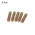 uxcell 8 Pcs Fully Threaded Rods 5/16x1 - All Thread Studs, Long Threaded Screw Carbon Steel for Furniture Assembly