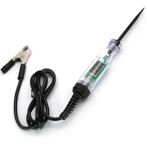 Test Light Automotive Circuit Tester with 3-48V Digital LED Display, Voltage Test Pen with Stainless Probe