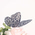 Efavormart 12PCS 3D Navy Blue Butterfly Wall Decals - Sparkling Glitter &