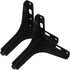 Luxshiny 2pcs Metal Triangle Furniture Legs 13cm Black Couch Leg Replacements Stable