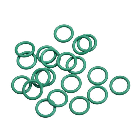 uxcell Fluorine Rubber O-Rings, Green, Pack of 20, 11mm OD, 8mm ID, 1.5mm Width FKM Seal Gasket
