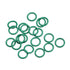 uxcell Fluorine Rubber O-Rings, Green, Pack of 20, 11mm OD, 8mm ID, 1.5mm Width FKM Seal Gasket