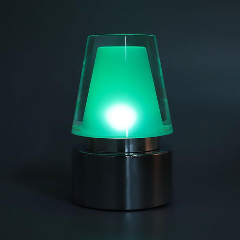 7 RGB Table Lamp Color Changing with USB Rechargeable, Acrylic Lampshade, Color Modes - Gentle Lighting, Portable