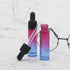 10Pcs Dropper Bottles Set, 10ml Rose Blue Gradient Glass with 5ml Plastic Droppers for Essential Oils