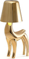 WAJIAWAQIAO Deer Cordless Table Lamp, Touch Control Bedside Night Light with 3 Colors