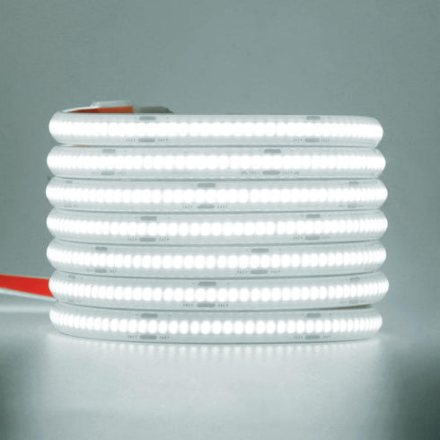 HEGEHE 24V 320 IP68 (6000-6500K), 32.8FT) COB LED Strip Light, LEDs/m, Waterproof, Flexible LED Strip Light