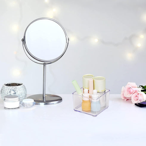 Carrotez Makeup Organizer, Clear Drawer Organizer, Plastic Vanity Organizer for Makeup, Bathroom, Desk, Office