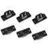 PNGKNYOCN IEC320 C8 2-Pin Male Plug Power Socket Connector, AC 250V 2.5A Screw Mount Adapter (6-Pack)