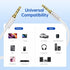 3.5mm (10ft/3m, SYNCWIRE Aux Cable Nylon Braided Auxiliary Audio Cable Male to Male Headphone Audio Cord Hi-Fi Sound)