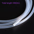 DMiotech Clear Silicone Tube, 0.5mm ID 2mm OD, 16 Feet Industrial Tubing for Water and Air Pump