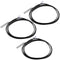 Qulkws 3 pcs 10K Temperature Sensor Probe 1 M Waterproof Temperature Probe Stainless