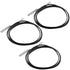 Qulkws 3 pcs 10K Temperature Sensor Probe 1 M Waterproof Temperature Probe Stainless