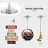 5.9 Inch Chandelier Mounting Kit, Heavy Duty Iron Ceiling Canopy Plate with Closed Hook Redesigned Bow Bracket, Vintage