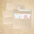 LUXPaper A7 Invitation Envelopes | 5 1/4" x 7 1/4" | 50 Qty | Peel & Press | Taupe Metallic | 80lb. Text