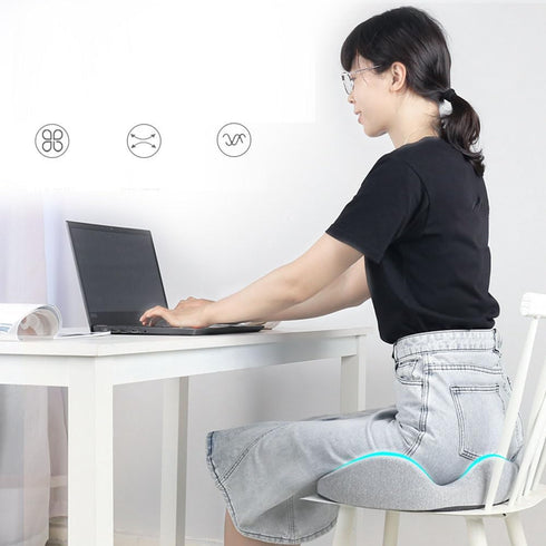 ronsalo 2025 Orthopedic Seat Cushion - Ergonomic Memory Foam Seat Cushion for Car, Office, Home - Orthopedic Seat