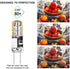 G4 LED Light Bulbs 1.5W (20W Halogen Equivalent) AC/DC 12V Warm White 3000K for Landscape Lighting, 12 Pack