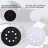 10 Pack 5 Inch 8 Soft Density Interface Pads Holes Hook and Loop Sponge Cushion Buffer Backing Pad Foam Sanding