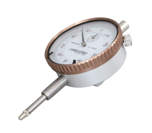Accusize Industrial Tools 0-10 mm by 0.01 mm Metric Dial Indicators, Model P900-S001