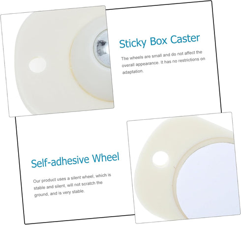 8-Piece Set Universal Caster Wheel for Easy Rolling Storage Solutions