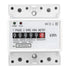 4P LED Single Phase Two Wire Energy Meter, Din Rail Voltmeter Ammeter Kwh Multimeter for Electricity Power