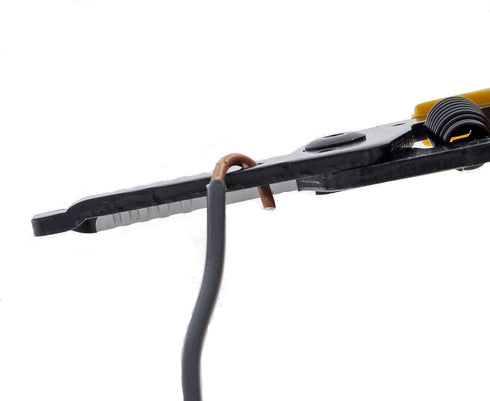 IDEAL Electrical 45-415 Premium Reflex T-5 Wire Stripper, 10-20 AWG, Plier Nose with Textured Grips, Yellow
