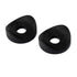 uxcell 25mm x 8mm x 9mm Plastic Machine Round Spring Deck Washers Fastener Black 12 Pcs