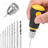 Mini Hand Drill Set, Small Hand Drill with 10Pcs Bits, Portable Micro Drill Tool for Art Craft Collection