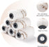 Mister Rui Paint Roller Kit, 9 Pack, 2 Inch Microfiber Paint Roller Covers, Mini Rollers for Painting