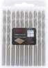 Hymnorq 3/16 Inch M35 Cobalt Steel Twist Drill Bit Set - Extremely Heat Resistant Jobber Length, 10pcs