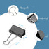 Medium Binder Clips 1.25 Inch Length for Office (40 Pcs) by Ufmarine