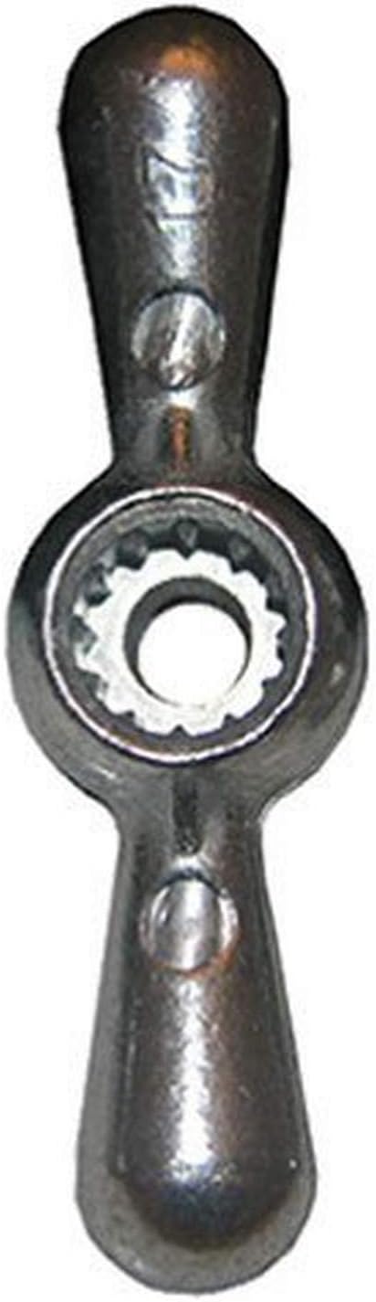 LASCO 01-5097 Metal Outside Faucet Hose Bibb Tee Handle, 12 Point Broach