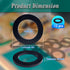 12 Pcs Rubber Washers, 1 1/2 Inch OD x 1 Inch ID x 1/8 Inch Thickness, Oil Resistant Rubber Spacer Neoprene